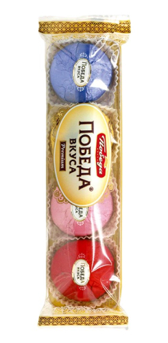 Конфеты Победа вкуса трюфели с марципаном 60г