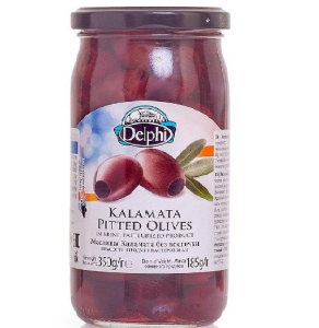 Маслины без косточек Каламата в рассоле DELPHI 350г