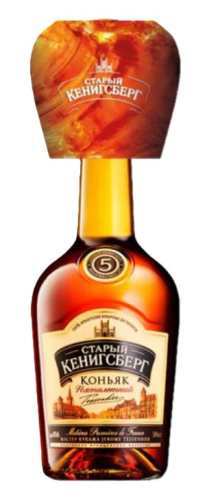 Старый Кенигсберг /пятилетний/ 0,7л N + бокал. Коньяк Россия