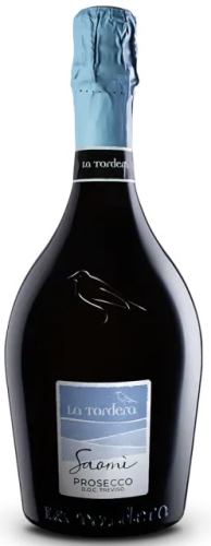 Просекко Тревизо. Ла Тордера &quot;Саоми&quot; Брют белое 0,75л. Игристое вино Италия