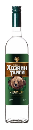 Хозяин тайги 0,7л. Водка Россия