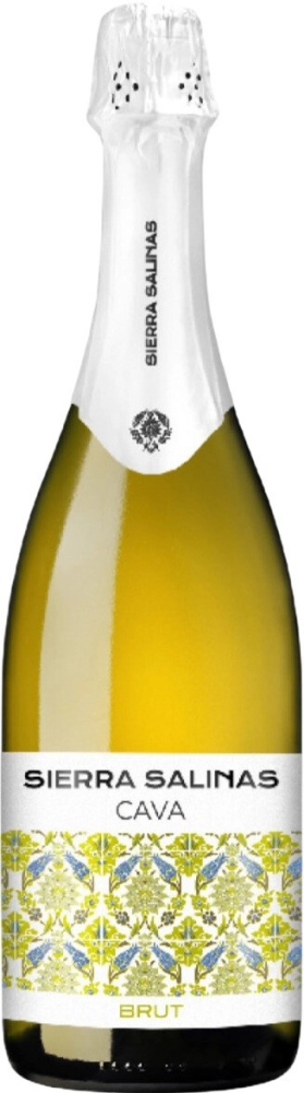 Кава Сьерра Салинас брют белое 0,75л. Игристое вино Испания