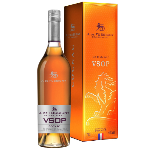 А. де Фуссиньи Селлар Бленд ВСОП 40% 0.7л в п/уп.Коньяк Франция