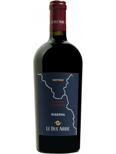 Ле Дуе Арби Кьянти Классико Ризерва красное сухое 0,75л. Вино Италия
