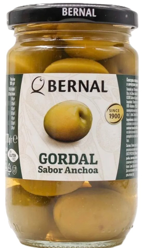 Оливки GORDAL (Гордаль) в анчоусном рассоле с/к, 300г