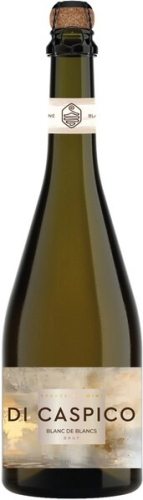 Ди Каспико Блан де Блан белое брют 0,75л. Вино игристое Россия