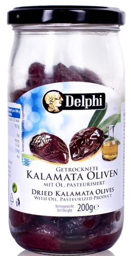 Маслины Каламата с косточкой сушеные DELPHI 200г