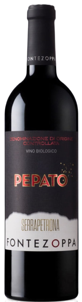 Серрапетрона.Фонтедзоппа "Пепато" красное сухое 0,75л. Вино Италия
