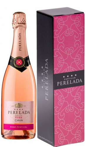 Кава Перелада Брют Росадо розовое брют 0,75л п/уп. Вино Игристое Испания