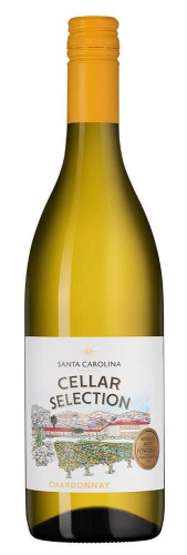 Селлар Селекшн Шардоне т.м.Санта Каролина белое п/сухое 0,75л. Вино Чили