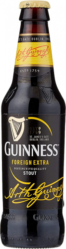 Пиво Гиннесс Форейн Экстра Стаут темное фильтрованное пастеризованное 0,325 ст/б Нигерия