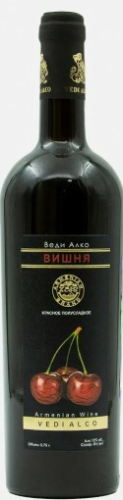 Веди Алко Вишня красное п/сладкое 0,75л. Вино плодовое Армения