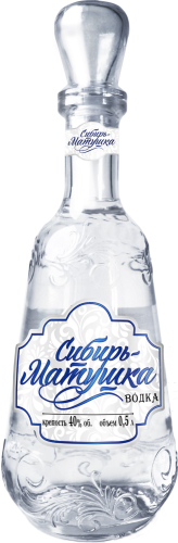 Сибирь-Матушка 0,5л графин. Водка Россия