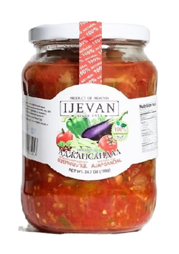 Овощная смесь (Аджапсандал) т.м.Иджеван 700г. Армения