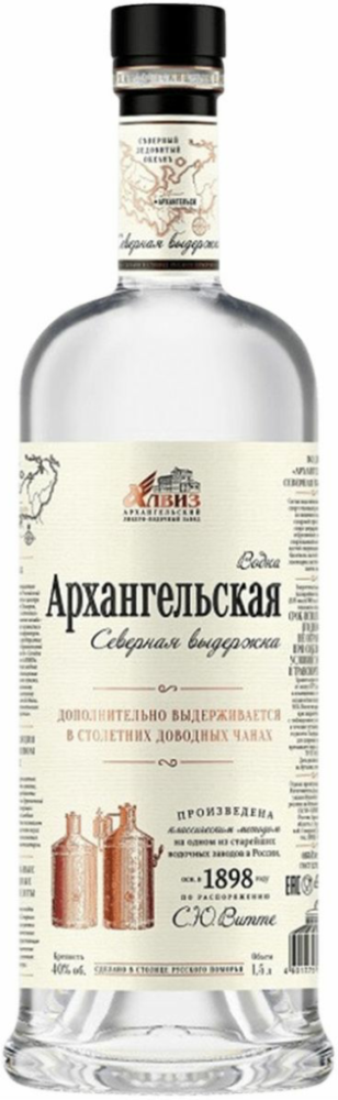 Архангельская Северная выдержка 1,5л. Водка Россия
