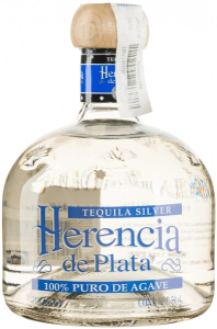 Херенсия Де Плата Сильвер 38% 0,05л. Текила Мексика