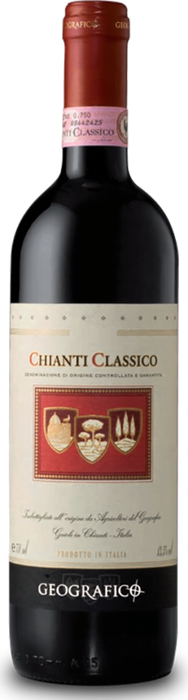 Кьянти Классико Джеографико красное сухое 0,75л Вино Италия
