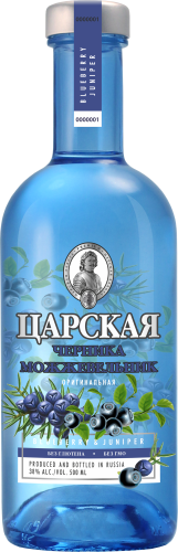 Царская Оригинальная Черника Можжевельник 0,5л Настойка горькая Россия