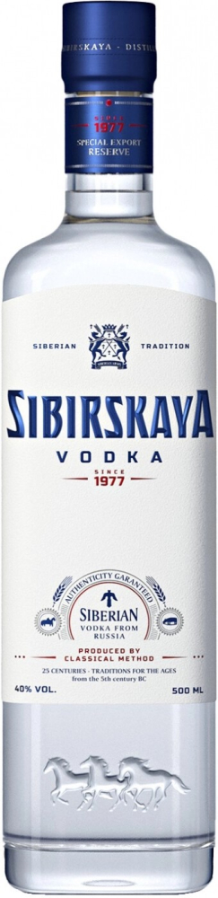 Сибирская 0,5л. Водка Россия