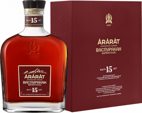 Васпуракан 0,5л в п/уп. Коньяк Армения