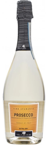 Вилла Дельи Олми Просекко Спуманте Экстра Драй сухое белое 0,75л. Игристое вино Италия
