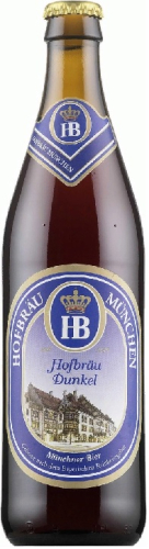 Пиво Хофброй Дункель темное пастериз. фильтр. 0,5л ст/бут. Германия