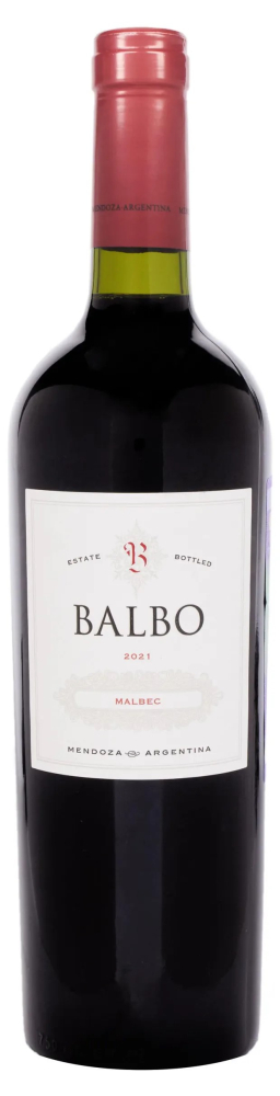 Бальбо Мальбек красное сухое 0,75л. Вино Аргентина