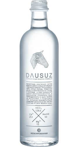 Даусуз 0,5л ст/бут. Вода минеральная столовая негазированная Россия