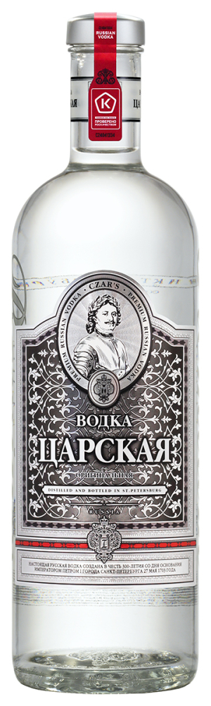Царская оригинальная 1,0л Водка Россия