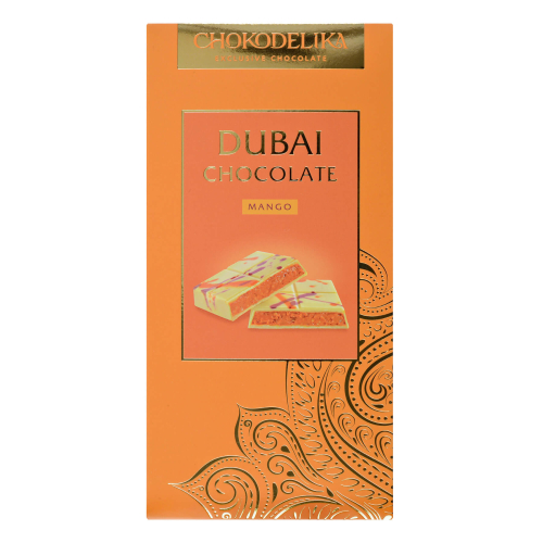 Шоколад белый с начинкой "Dubai Mango" с начинкой манго 180 гр