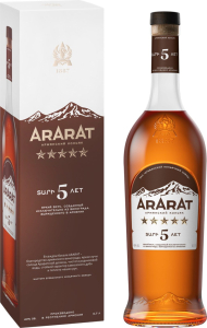 Арарат 5* 0,7л п/уп NEW. Коньяк Армения