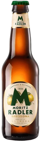 Пивной напиток Мориц Радлер со вкусом лимона фильтр. пастер. светлое 2,8% 0,33л ст/б. Испания