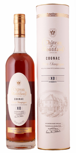 Птит Шампань. Шато де Монтифо  X.O. в п/уп 0,7л Коньяк