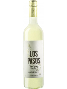 Лос Пасос Шардоне белое сухое 0,75л. Вино Аргентина