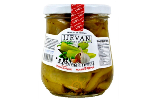 Перец жареный с чесноком т.м. Иджеван 500г. Армения