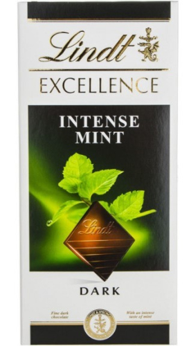 Шоколад Lindt Excellence темный с мятой 100 г