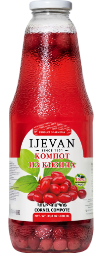 Компот из Кизила т.м. Иджеван 1,0 л. Армения
