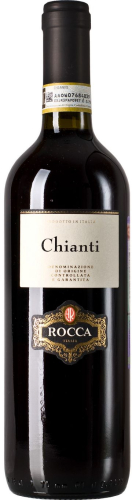 Кьянти серия Рокка 0,75л красное сухое . Вино Италия