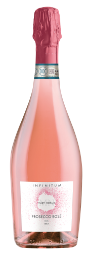 Просекко Инфинитум Мусти Нобилис Миллезимато розовое брют 0,75л. Игристое Вино Италия