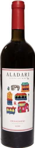 Ахашени т.м.Аладари красное п/сладкое 0,75л. Вино Грузия 