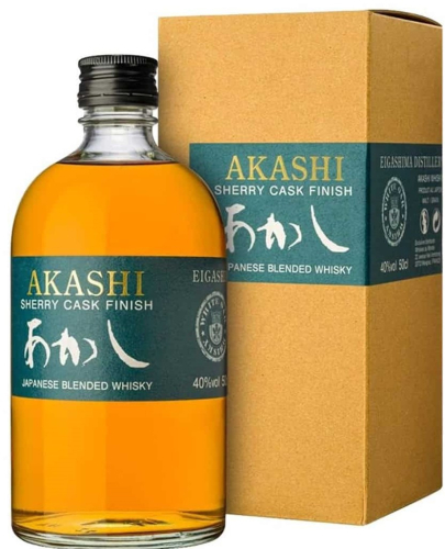Акаши Шерри Каск Финиш 0,5л в п/уп. Виски Япония