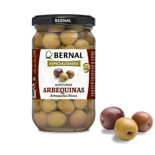 Оливки ARBEQUINES (Арбекина), мелкие, с косточкой с/к 300г