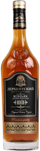 Российский коньяк выдержанный "КВ" 40% 0,5л (премиум). /ДВКК/ Коньяк Россия
