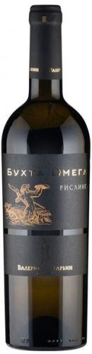 Рислинг серии "Бухта Омега" белое п/сухое 0,75л. Вино Россия Крым  