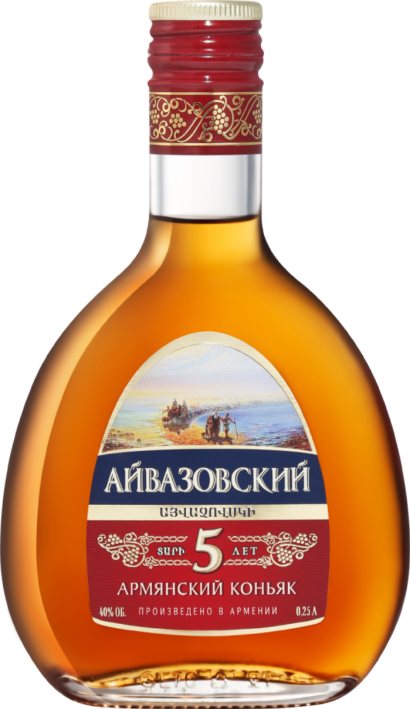 Айвазовский 5 лет 0,25л Коньяк Армения