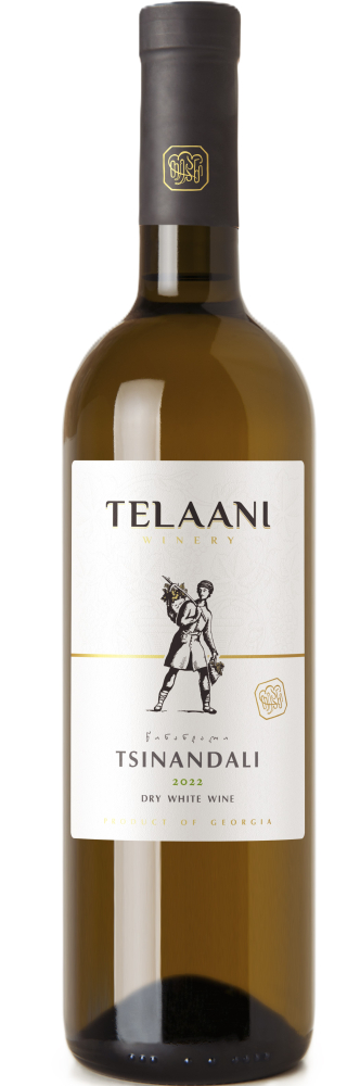 Цинандали белое сухое т.м.Телаани 0,75л. Вино Грузия