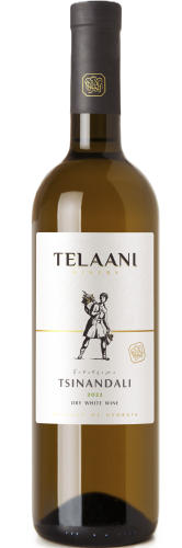 Цинандали белое сухое т.м.Телаани 0,75л. Вино Грузия
