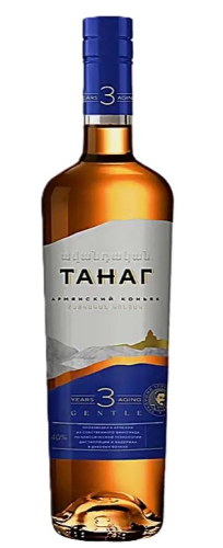 Танаг Джентл 3 года 0,5л. Коньяк Армения