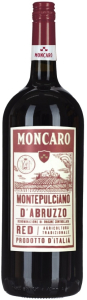 Монкаро Монтепульчано д'Абруццо 1,5л красное сухое. Вино Италия