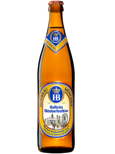 Пиво Хофброй Октоберфестбир светлое пастериз. фильтр. 0,5л ст/бут. Германия